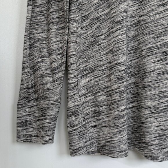 GAP Featherweight Long Sleeve Crewneck T-Shirt Marled Grey XXL - Picture 7 of 7